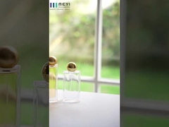 स्वर्ण रंग के एल्यूमीनियम में हल्के गंध की बोतलों के ढक्कन