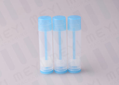 सौंदर्य प्रसाधन / बॉडी बाम / बॉडी बटर के लिए ब्लू 0.15 ओजेड पीपी प्लास्टिक लिप बाम ट्यूब