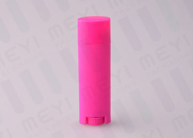 सौंदर्य प्रसाधन के लिए पीपी गुलाबी चिकनी साफ होंठ बाम ट्यूब / रीफिल चैपस्टिक ट्यूब
