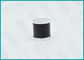 काले चमड़े के साथ सिल्वर टॉप परफ्यूम बॉटल कैप्स गोल आकार अनुकूलित आकार